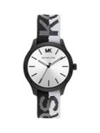 Michael Kors Runway Stainless Steel & Nylon-strap 3-hand Watch