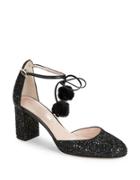 Kate Spade New York Abigail Ankle-gtrap Glitter Shoes