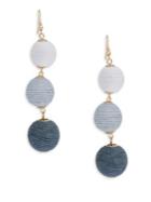 Design Lab Lord & Taylor Wrapped Ball Drop Earring