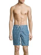 Trunks Surf + Swim Anchor-print Board Shorts