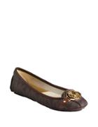 Michael Michael Kors Fulton Logo Ballet Flats