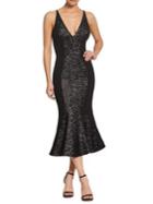 Dress The Population Kyle Sequin & Crepe Mermaid Dress