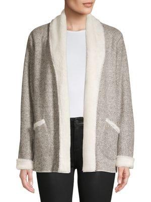 Splendid Faux Shearling & Hacci Soft Jacket