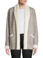 Splendid Faux Shearling & Hacci Soft Jacket