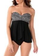 Miraclesuit Incan Treasure Bandeau Tankini Top