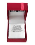 Effy Super Buy Pave Classica Diamond And 14k White Gold Ring