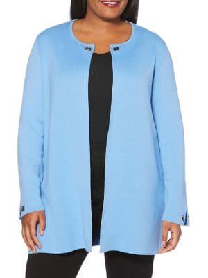 Rafaella Plus Long Sweater Jacket
