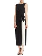Lauren Ralph Lauren Petite Two-tone Jersey Dress