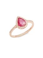 Effy Ruby Diamond & 14k White Gold Ring