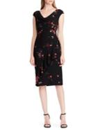 Lauren Ralph Lauren Tormanda Draped Ruffle Dress