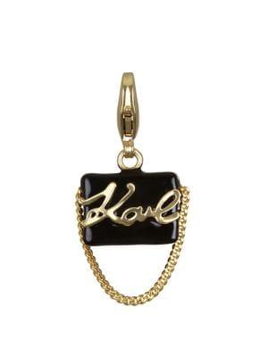 Karl Lagerfeld Swarovski Crystal And Crystal Handbag Charm