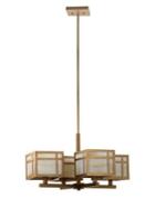 Safavieh 25-inch Craftsman Light Antique Adjustable Chandelier