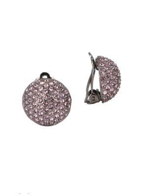 Nina Aliona Swarovski Crystal Clip-on Earrings