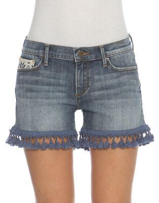 Driftwood Tassel Trim Mural Shorts