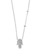 Effy Novelty Diamond And 14k White Gold Necklace