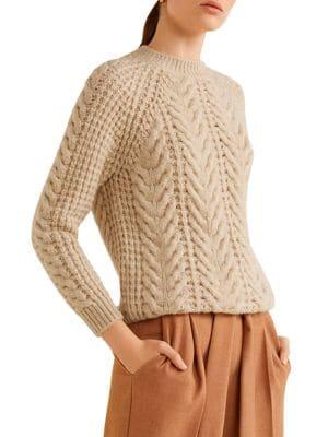 Mango Raglan-sleeve Sweater