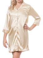 Cathy's Concepts Bride Satin Night Shirt