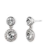 Givenchy Crystal Pave Drop Earrings
