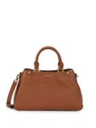 Calvin Klein Convertible Leather Satchel