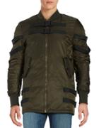 American Stitch Buckle-accented Bomber Jacket