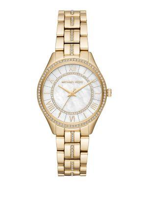 Michael Kors Mini Lauryn Goldtone Bracelet Watch