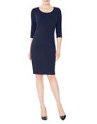 Gravitas Amelia Three-quarter Sleeve Sheath Dress