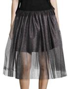 Little Lass Metallic Tulle Skirt