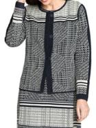 Nic+zoe Printed Button Front Jacket