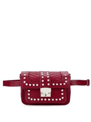Lexi And Abbie Quilted Embellished Belt Bag