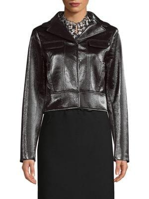 Elie Tahari Gigi Moto Jacket