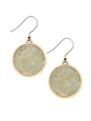 Lucky Brand Golden Hour Round Drop Earrings