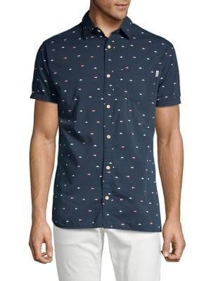 Jack & Jones Boat Printed Front Button Shirt