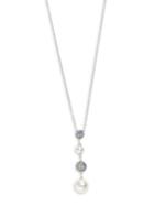 Nadri Silver Chain Necklace