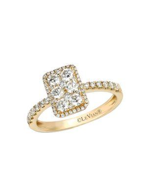Levian Honey N Vanilla Diamond And 14k Honey Gold Ring