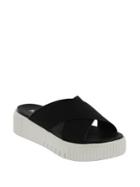 Mia Cross Strap Slides
