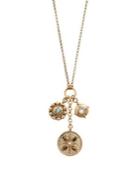 Lucky Brand Goldtone Mother Of Pearl Pendant Necklace