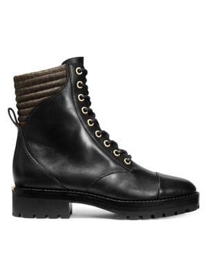 Michael Michael Kors Bastian Leather Booties