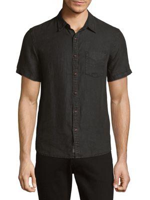 Lucky Brand Linen Pocket Button-down Shirt
