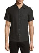 Lucky Brand Linen Pocket Button-down Shirt
