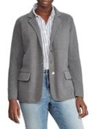 Lauren Ralph Lauren Plus Three-button Cotton Blazer