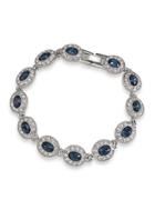 Carolee Blue Oval Stone Bracelet