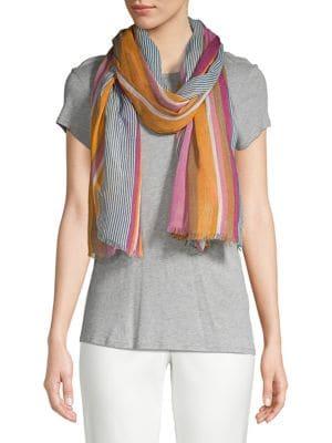 Vince Camuto Multi-striped Wrap Scarf