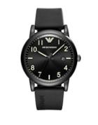 Emporio Armani Matte Rubber Sports Watch