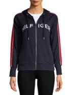 Tommy Hilfiger Performance Velvet Logo Hoodie