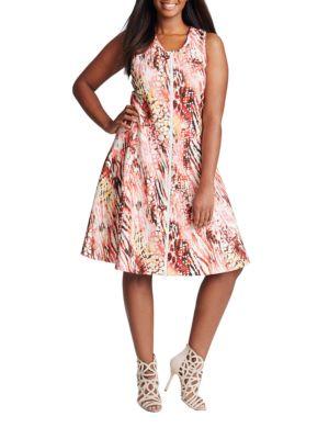 Mynt 1792 Plus Fit-and-flare Dress