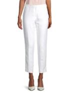 Calvin Klein Linen-blend High-rise Pants