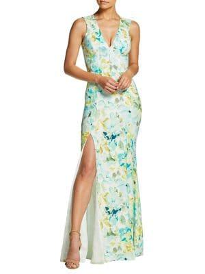 Dress The Population Sandra Sleeveless Mermaid Gown