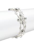 Nadri Faux Pearl Multi-row Bracelet