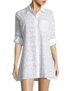 Tommy Bahama Solid Long Sleeve Embossed Shirt