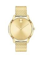 Movado Bold Bold Light Yellow Gold Ion-plated Stainless Steel Mesh Bracelet Watch